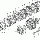VT750CA Сцепление