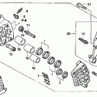 GL1800A Правый передний тормозной суппорт (gl1800a)