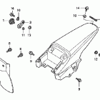 CRF100F Заднее крыло