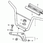 CRF50F Руль и панель переднего номера