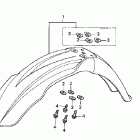 CRF250X Переднее крыло