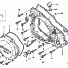 CRF450R Крышка картера правая