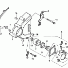 RVT1000R Крышка картера левая