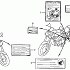 VT750DCB Лейбл предостережения