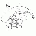 VT750DCB Переднее крыло