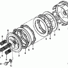 CR85RB Сцепление