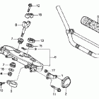 CRF250X Руль и панель переднего номера