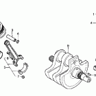 VT750CA Коленвал