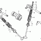 CRF230F Распредвал и клапана