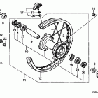 CR250R Заднее колесо