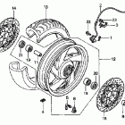 GL1800A Переднее колесо