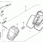 VTX1300C Фонарь задний