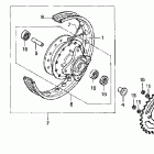 CRF50F Заднее колесо