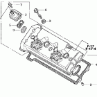 CBR600F4 Крышка головки цилиндров
