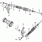 CRF70F Распредвал и клапана