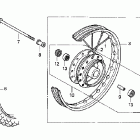 CRF50F Переднее колесо