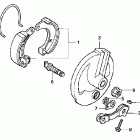 CRF50F Передний тормоз