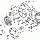 VTX1800F2 Крышка картера правая
