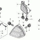 GL1800 Задний фонарь