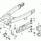 CRF230F Swingarm @ chain case