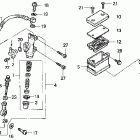 CBR600RR Задний тормозной цилидр