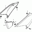 CRF150F Боковая панель