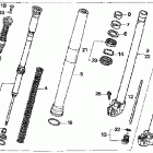 CRF450X Передняя вилка