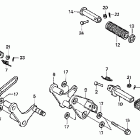 VT750DCB Подножки