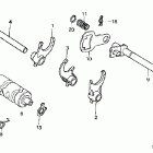 CRF230F Вилка переключения передач
