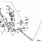 CRF450X Главный тормозной цилиндр - передний