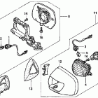 GL1800A Поворотники & зеркало