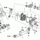 VTX1300S Водяной насос