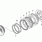 CRF230F Сцепление