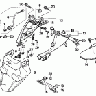 CBR600RR Rear fender ('05)