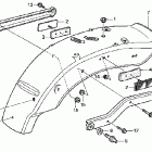 CMX250C Заднее крыло