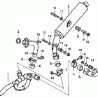 VTR1000F Глушитель