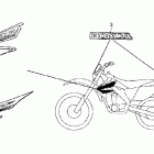 CRF250X Наклейки