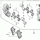 VTR1000F Передний тормозной суппорт