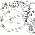 GL1800A Патрубки охлаждения