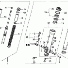 GL1800 Передняя вилка