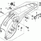 CRF450X Заднее крыло