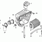 CB250 Воздухозаборник