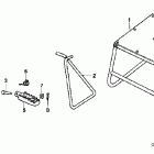 CR85RB Подножки
