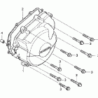 CBR600F4 Крышка генератора