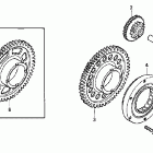CBR600F4 Муфта стартера