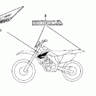CRF450X Наклейки