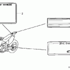 CR250R Наклейки предупреждения