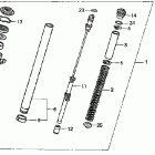 CB900F Front fork ('04-'05)
