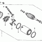 VTX1300S Стартер электрический