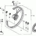 CRF230F Переднее колесо